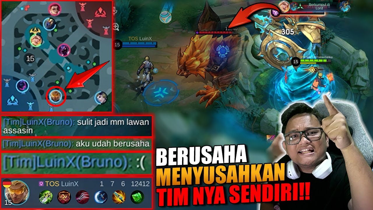 SUDAH BEGO banyak DRAMA! Bukannya Fokus Bantu Team Malah CURHAT‼️