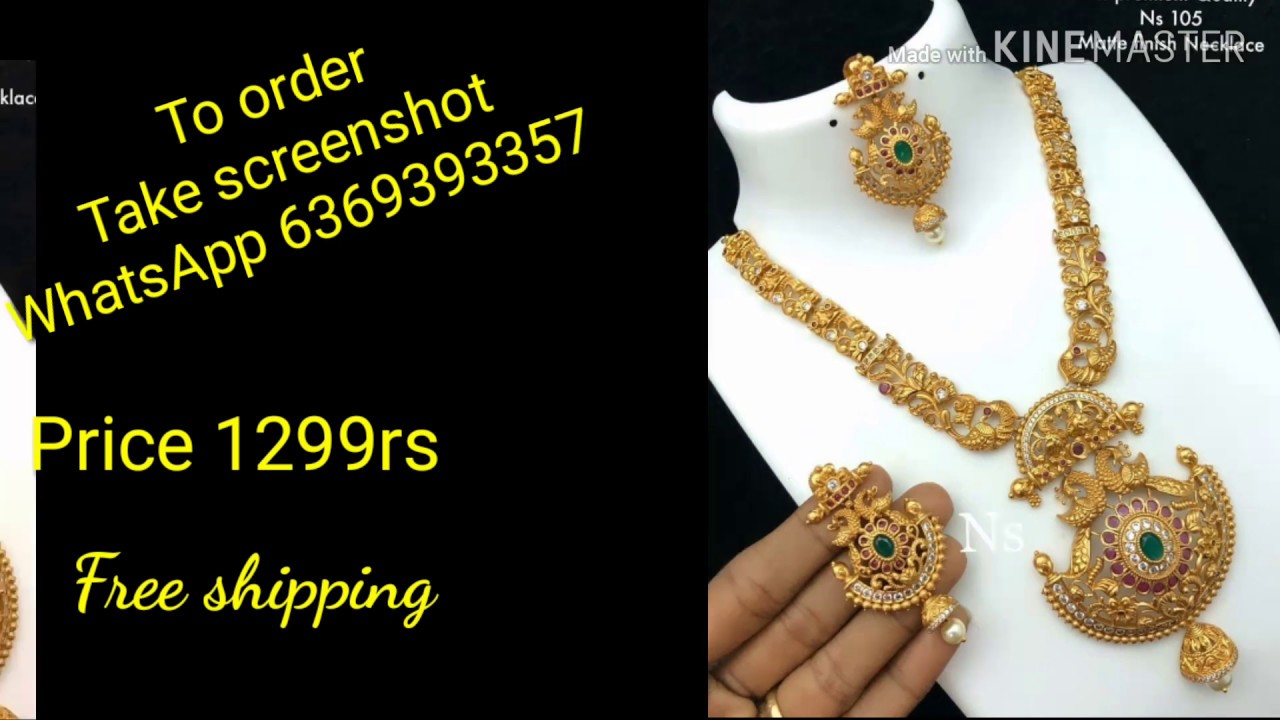 Matte finish jewellery collections at affordable prices _semi bridal