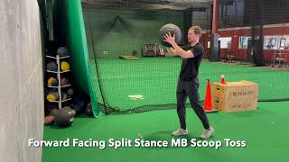 Forward Facing Split Stance MB Scoop Toss