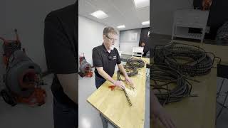 How to use the RIDGID Trident Decoupling tool to decouple RIDGID sectional drain cleaning cables.