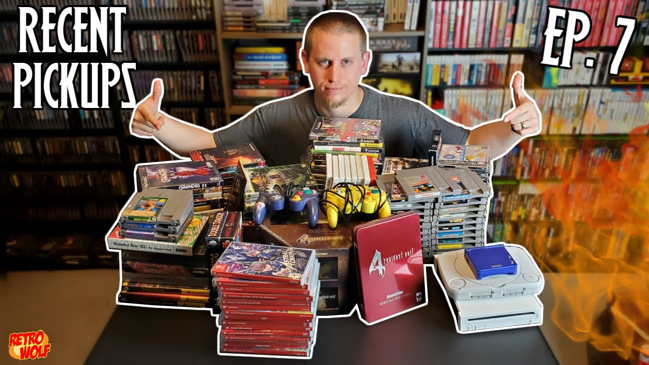 Video Game Collection Pickups Ep. 7 - July and August 2019! | RetroWolf88
