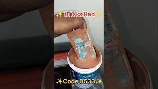 Bricks Red Royale Shyne code 0533 #asianpaints #interiorpaint #texture #design #painting #shyne #art