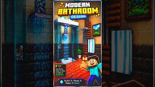 Minecraft BATHROOM Design. #minecraft #gaming