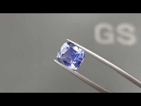 Unheated blue sapphire 3.58 carats in cushion cut, Sri Lanka Video  № 2