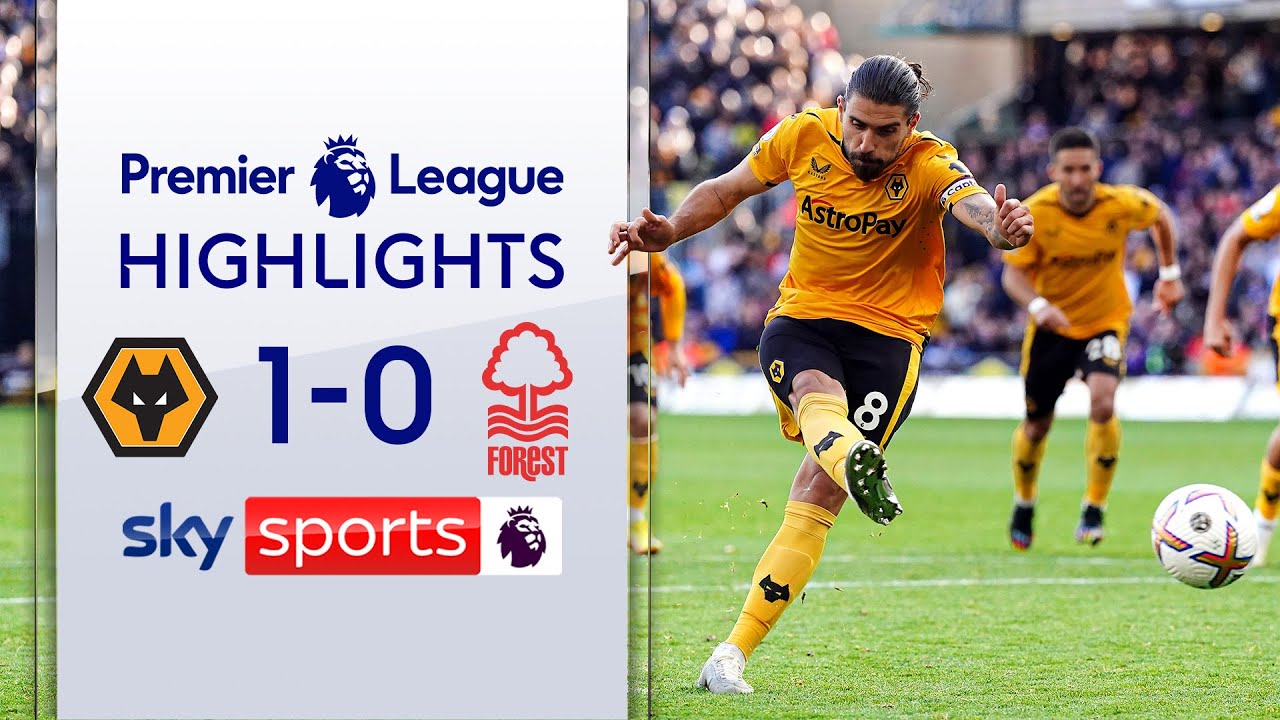 Neves penalty and Sa save SECURES win Wolves 1-0 Nottingham Forest Premier League Highlights