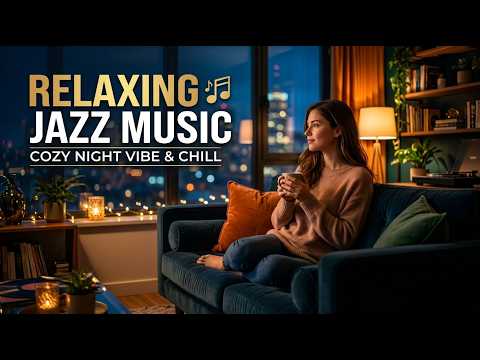 Piano Jazz Fireplace 🔥 - Warm Cozy Piano Jazz For Winter Evening