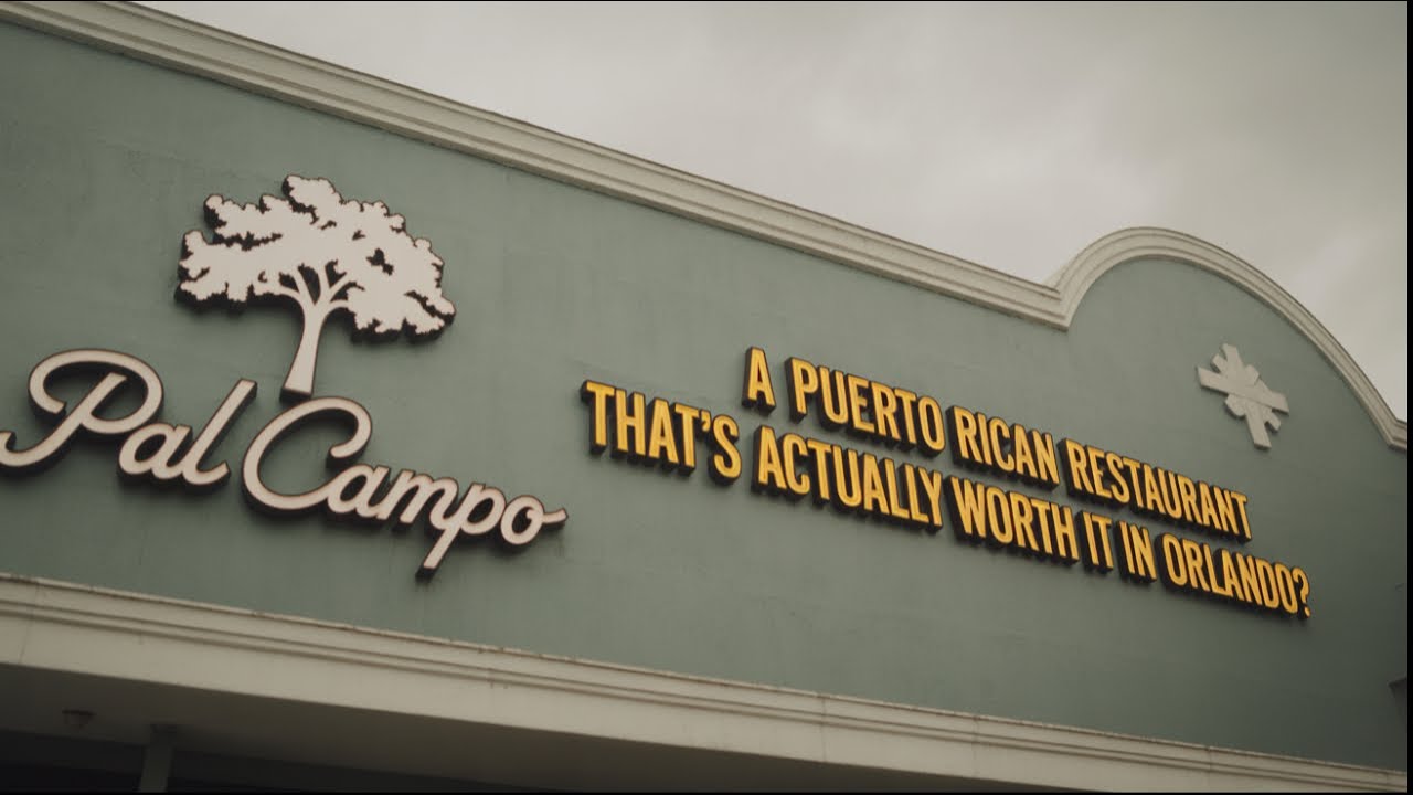 🌴 Authentic Puerto Rican Flavors in Orlando! | Pal Campo Restaurant Review 🇵🇷