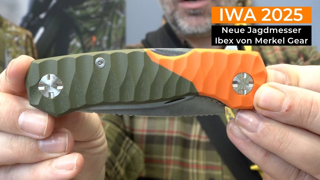 IWA 2025: Das neue Jagdmesser Ibex von Merkel Gear – Flipper vorgestellt