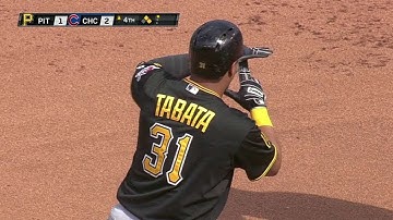 PIT@CHC: Tabata belts an RBI double to center