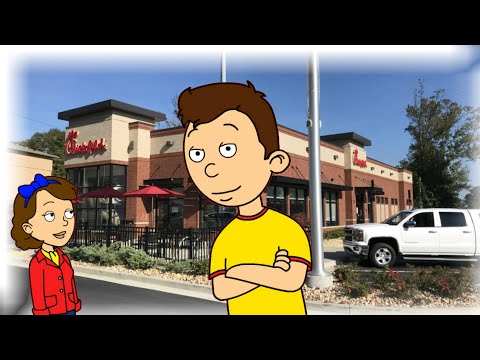 Caillou Makes a Good Behavior in Chick Fil A / Rewarded