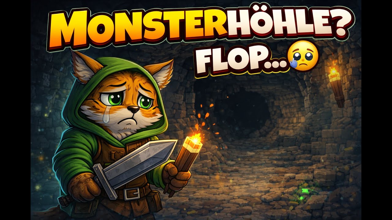 Monster Höhle.... FLOP! MINECRAFT Lets Play Survival (Deutsch)