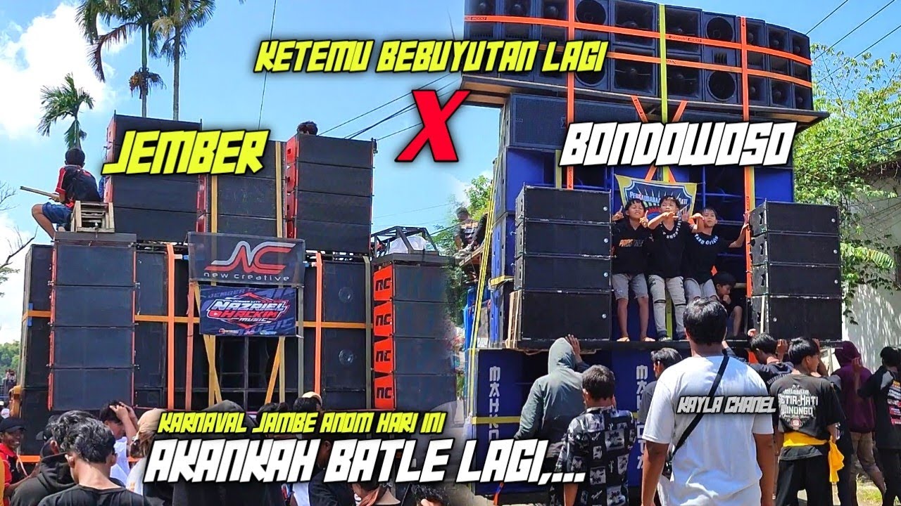 KARNAVAL JAMBEANOM HARI INI NEW CREATIVE KETEMU BEBUYUTAN LAGI MAHKOTA BONDOWOSO