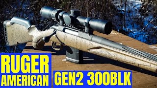 Ruger American Ranch Gen 2 In 300 Blackout First Shots And Sighting In