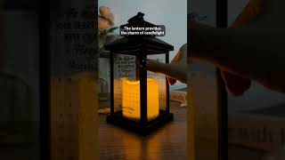 This LED candle lantern glows with every "I miss you" #gifts #giftideas #family #memorial
