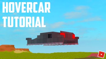 How To Make A HOVERCAR (Roblox Plane Crazy)
