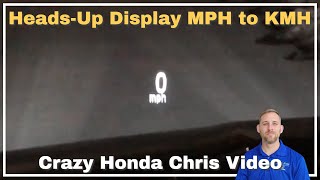 Heads-Up Display MPH to KMH