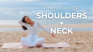 Gentle Yin Yoga for Neck and Shoulders | 20 Minute Stretch for Neck and Shoulder Pain screenshot 4