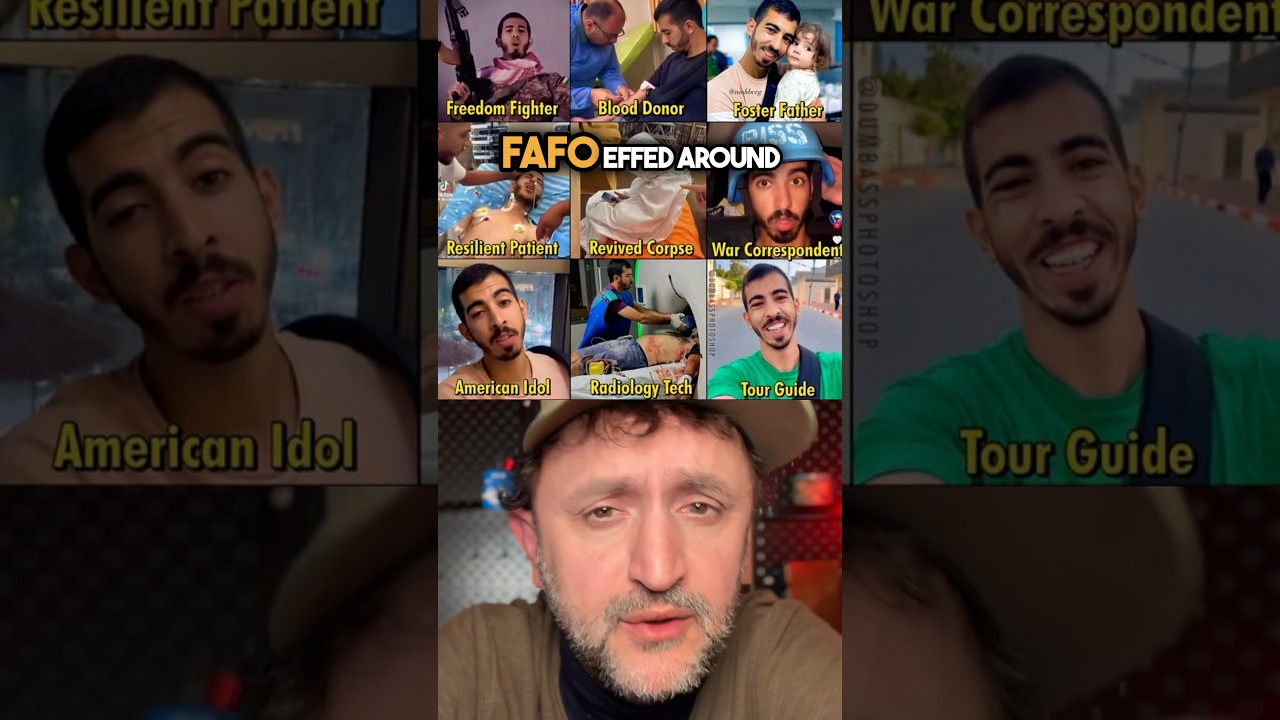 Мистер FAFO, всё вокруг и всё обнаружено! Не Израилем, а жителями Газы!