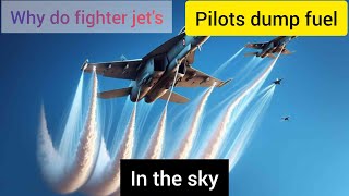 why do fighter jets pilots throw fuel in sky shorts facts pilot