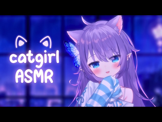 Catgirl ASMR 🐾 sniffs, cuddles, earlicks