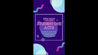 2021 Student One Acts Festival