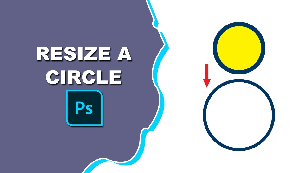 How to resize a circle in Photoshop - YouTube