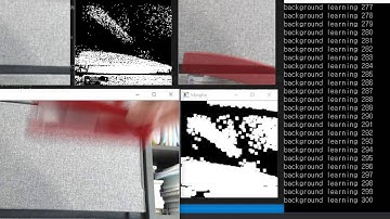 OpenCV Background subtraction sample code
