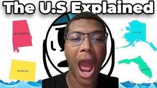 Reacting to Every U.S State EXPLAINED in 10 Minutes...
