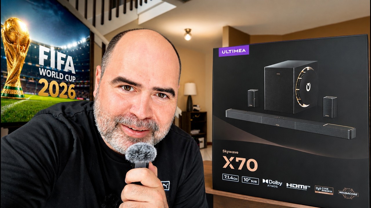 VLOG de mi Setup para ver y sentir el Mundial 2026 con Ultimea Skywave X70