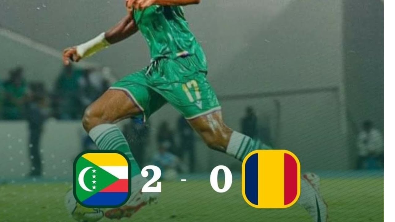 MATCH Comores 🇰🇲2-0 🇹🇩Tchad : Revivez le moment fort de la qualifications pour la Coupe du Monde2026