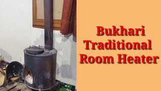 Bukhari Traditional room heater in Kashmir. - YouTube