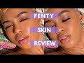 FENTY SKIN CARE REVIEW + GIVEAWAY | TAJ MAHALY | FAT WATER PORE REFINING TONER + HYDRA VIZOR SPF