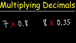 How to Multiply a Whole Number by a Decimal - Math