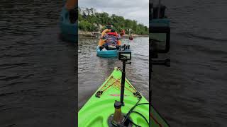 Driving my tugboat sandbox down the Mississippi River #tugboatlife #tuggysandbox #boating #diy