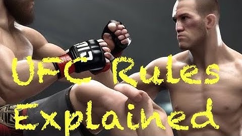 UFC Rules Explained in Under 60 Seconds!