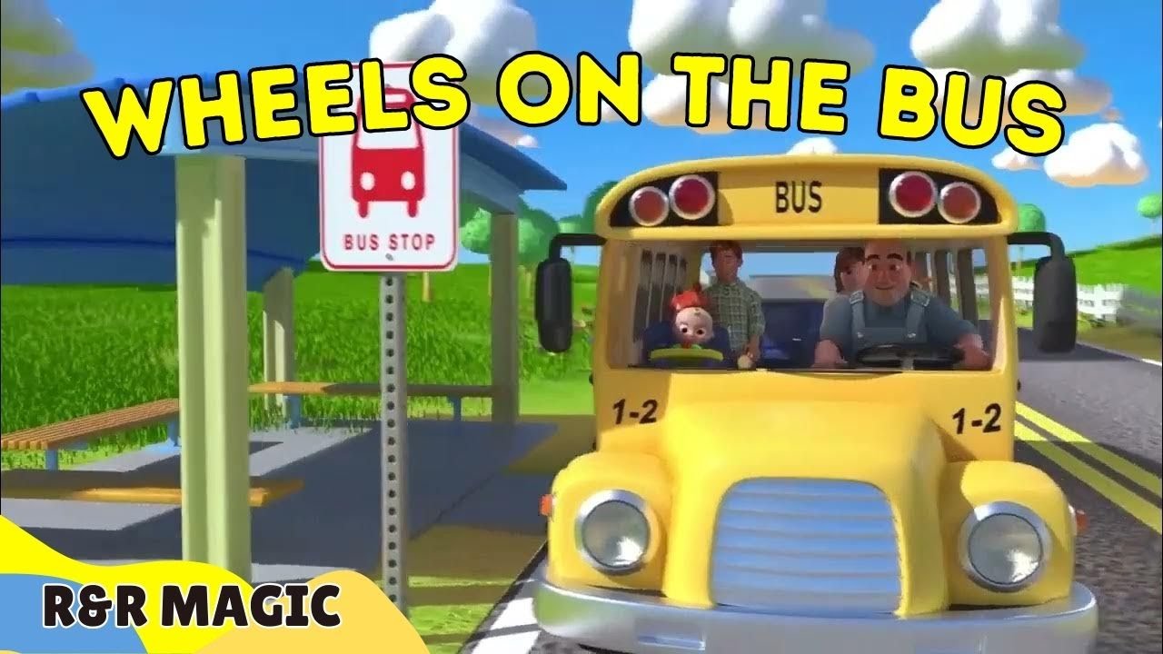 Yellow Bus Riddle The Wheels on the Bus | Fun Sing-Along Song for Kids | Rhyme & Riddle ...