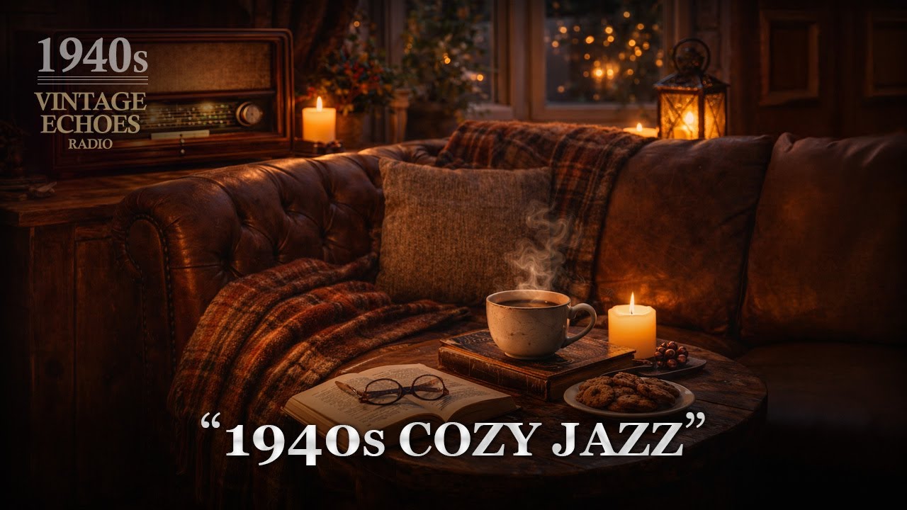 1940s Cozy Jazz Radio ✨ Vintage Lounge Ambience | Instrumental Jazz