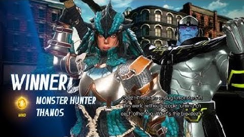Request:Monster Hunter/Thanos Vs Ultron/Sigma|MARVEL VS. CAPCOM: INFINITE