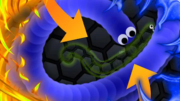 Invisible snake trolling!!! Epic Slither.io Gameplay!!! Killing huge snakes!!!