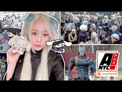 ⋆｡°✩ Anime NYC 2024 / ANYC 2024 Vlog 4K || Anime convention walk-through & jjk cosplays meet-up