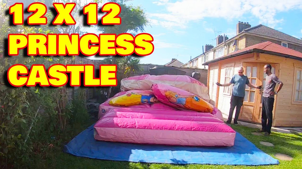 12 X 12 Princess Castle Midweek Setup -  Bouncy Castles Videos