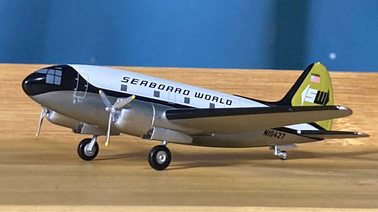 Seaboard World Airlines C-46 Commando Western Models  Aeroclassics Scale:1/200ウエスタンモデルズ　アエロクラシックス