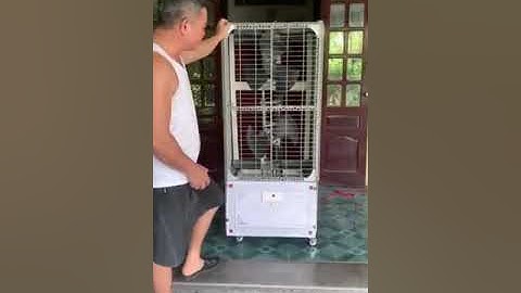 Làm quạt hơi nước từ quạt cục nóng điều hòa