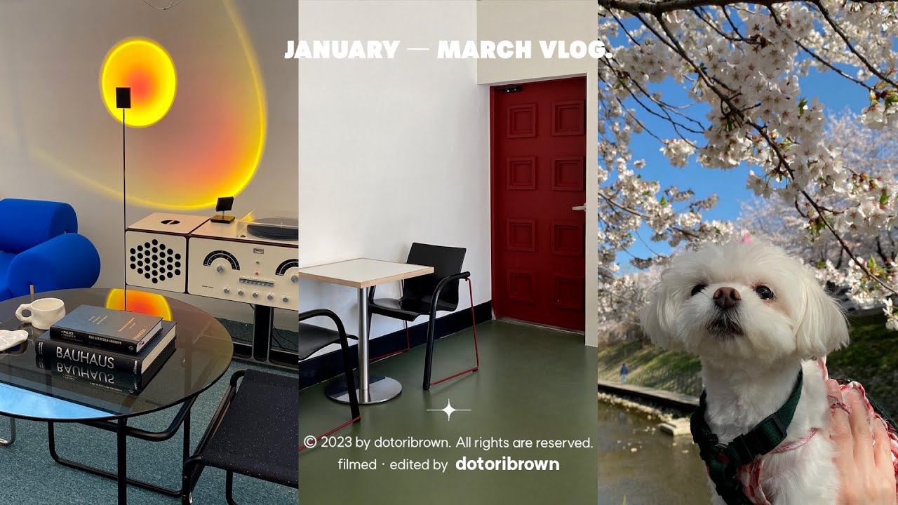 vlog | 짧은 한남동 나들이, 울산카페투어 와 소소한 일상들, 2023 서울리빙디자인페어