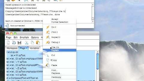 Enhanced Text in Cincom Smalltalk