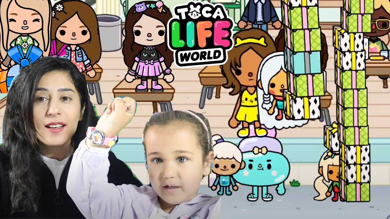Toca Boca Evinde Alışveriş Günü Hediyeleri Kim Aldı Toca Life World Evinde Aile Günü