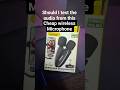 cheapest wireless microphone #tech #trending #microphone #fyp #youtubeshorts #smartphone
