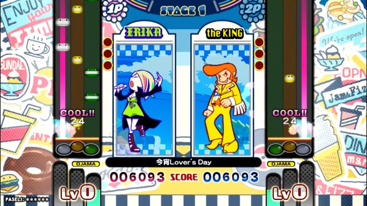 ポップンミュージック] バトルモードでキングの担当曲3連奏その1 [pop