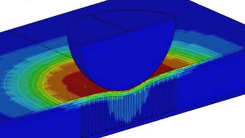 LS-DYNA FE simulation of the bowling lane drop-down test