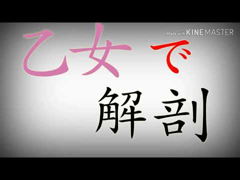 乙女解剖(編集ってこんなにめんどかったっけ？)